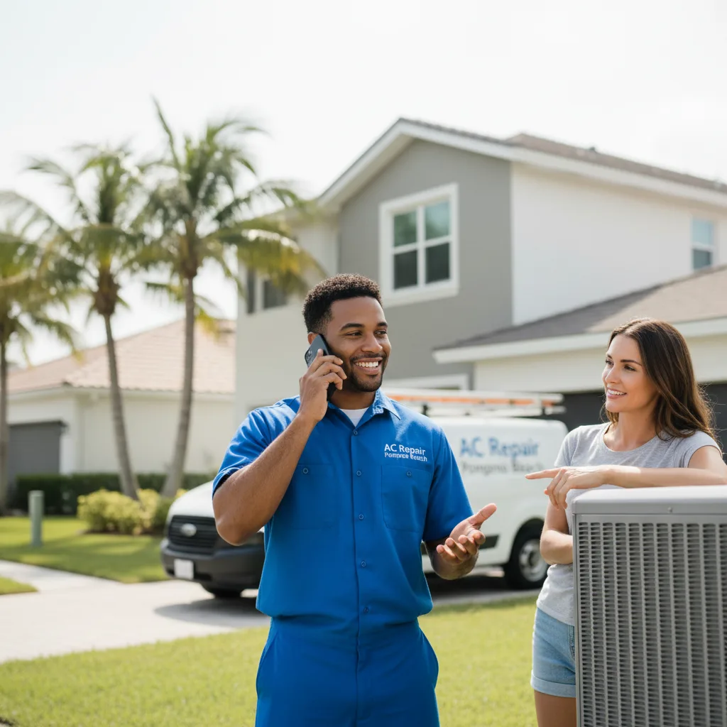 AC Repair Pompano Beach customer support in Odem